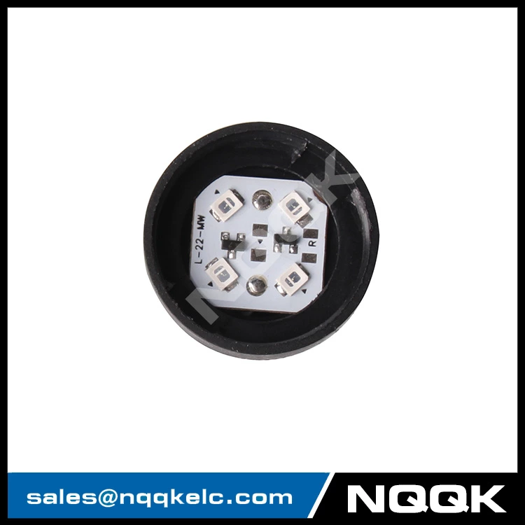 AD16-22W/N 22mm 220V AC DC White Green Red Yellow Blue Connect Ground Indicator
