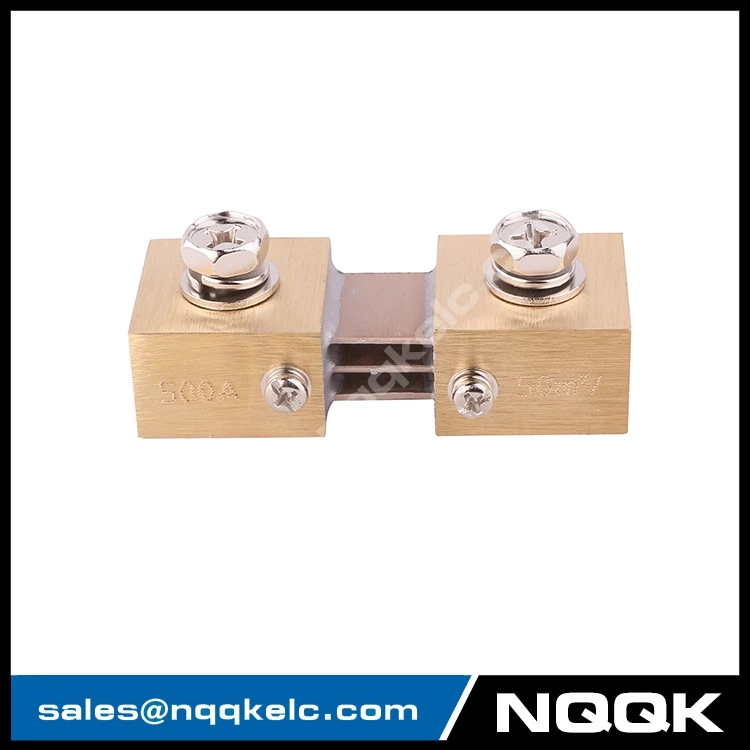 yueqing factory 500A 50mV DC current Manganin shunt resistor for Voltmeter Ammeter