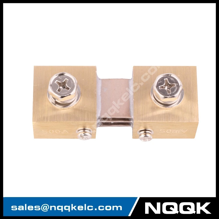 yueqing factory 500A 50mV DC current Manganin shunt resistor for Voltmeter Ammeter