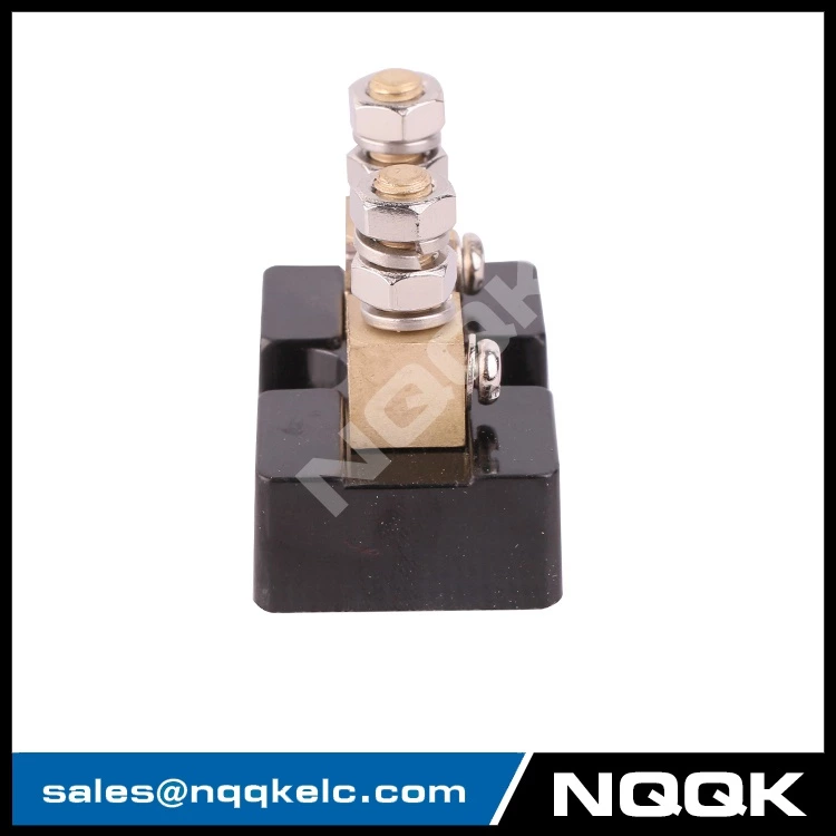 USA type 100A 50mV DC current Manganin shunt resistor with base