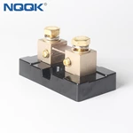 USA Type 200A 100mV DC Brass Electric Current Shunt Resistors for Ampere Panel Meter