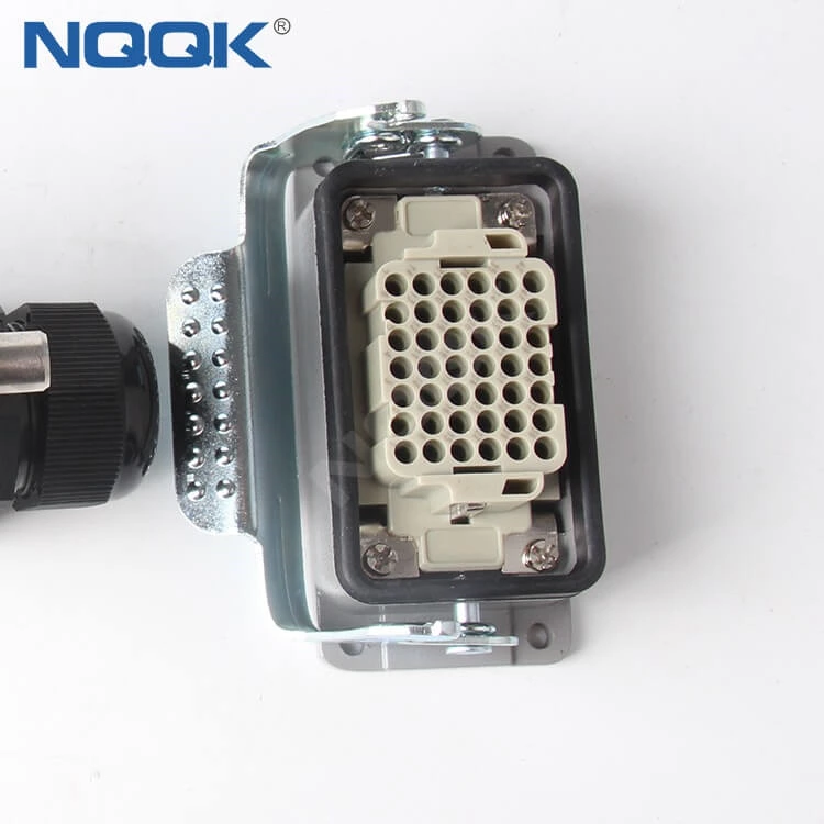 HDC-HDD-042-01D  side entry  HDD-042-M  HDD-042-F42 H10B-TS H10B-AG-LB series Heavy Duty Connectors With Silver Plated Needle