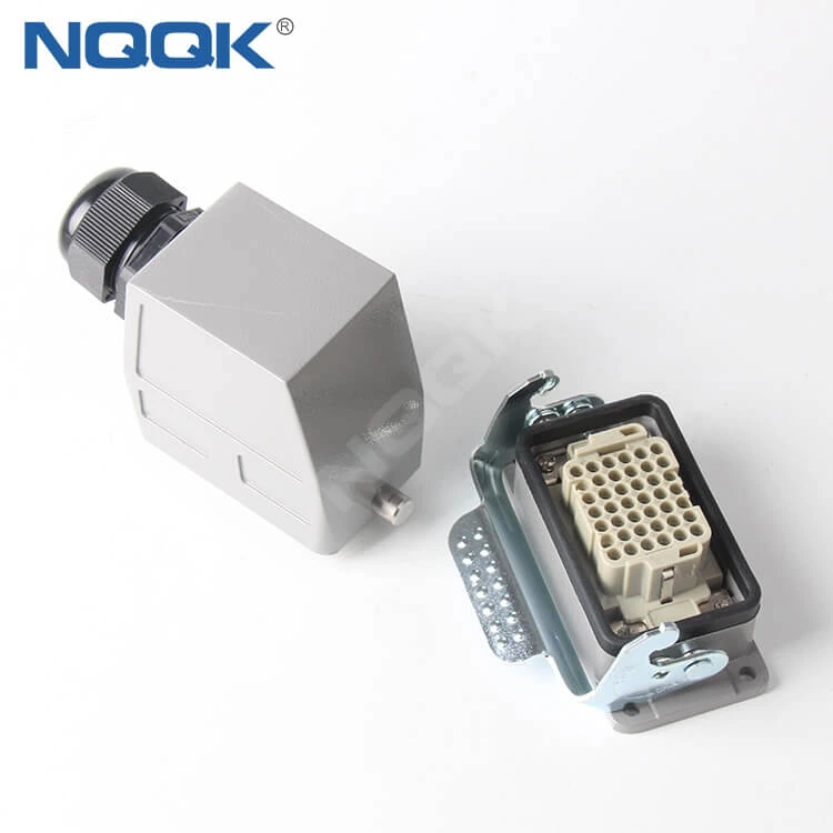 HDC-HDD-042-01D  side entry  HDD-042-M  HDD-042-F42 H10B-TS H10B-AG-LB series Heavy Duty Connectors With Silver Plated Needle