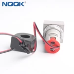 22mm 100A 50~500V AC White Green Red Yellow Blue Square LED Indicator Digital Voltmeter Ammeter