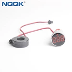 22mm 100A AC Red Yellow Blue Green White Single Phase LED Indicator Digital Current Ammeter Meter