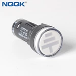AD16-22W/N 22mm 220V AC DC White Green Red Yellow Blue Connect Ground Indicator