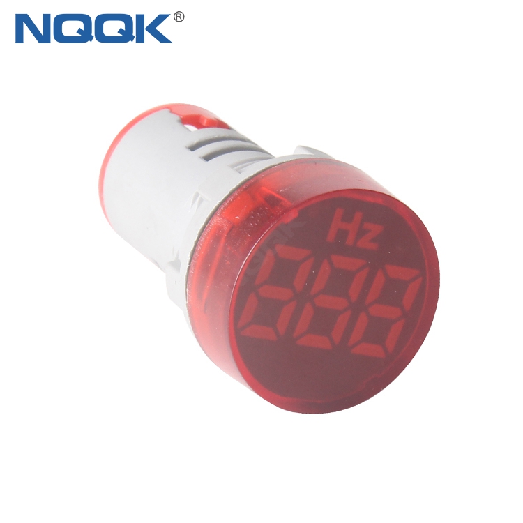 AD16-22HZ AC 0-100Hz Hz 22 MM Red LED Frequency Meter Indicator Pilot Light