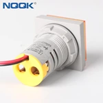 22mm Yellow Square LED Indicator Digital Voltmeter Ammeter Hz Frequency Multifunction Meter