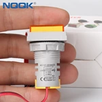 22mm Yellow Square LED Indicator Digital Voltmeter Ammeter Hz Frequency Multifunction Meter