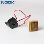 22mm Yellow Square LED Indicator Digital Voltmeter Ammeter Hz Frequency Multifunction Meter