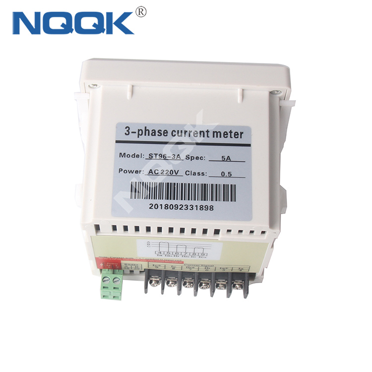 AC 200V 0.5 Class 5A 3 three phase digital ammeter current meter
