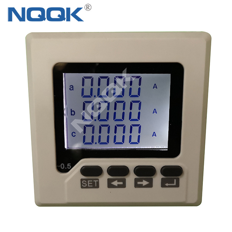 AC 200V 0.5 Class 5A 3 three phase digital ammeter current meter