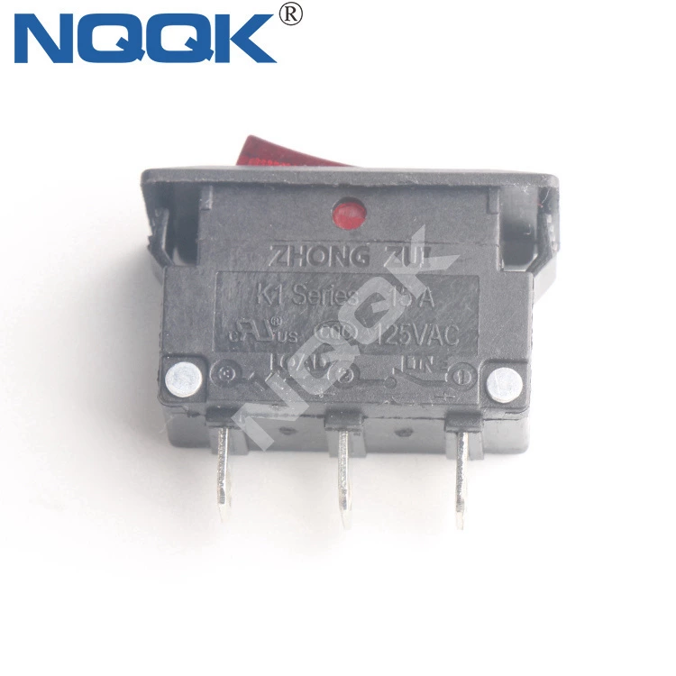 15A Overload 10A 250V over Current Protection Ship Type Switch with Light