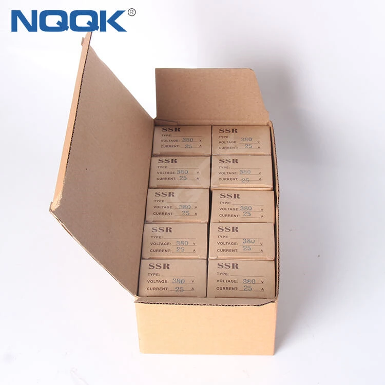 AC to DC 10-120A Single Phase AC SSR Solid State Relay with LED indicator