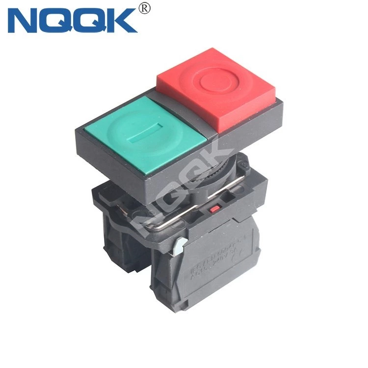 Even Button Spring Short Handle Stay Put Push Button Return Switch with Symbol Logo