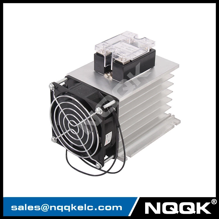 SSR-120VA 120A 380V 2W solid state relay voltage regulator with fan heat sink