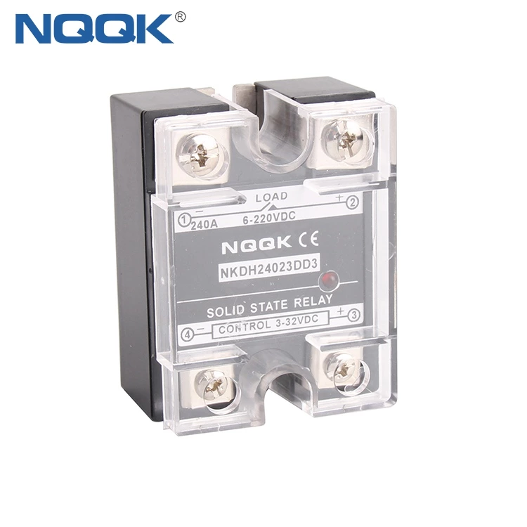200A 240A Single Phase DC DC SSR Solid State Relay