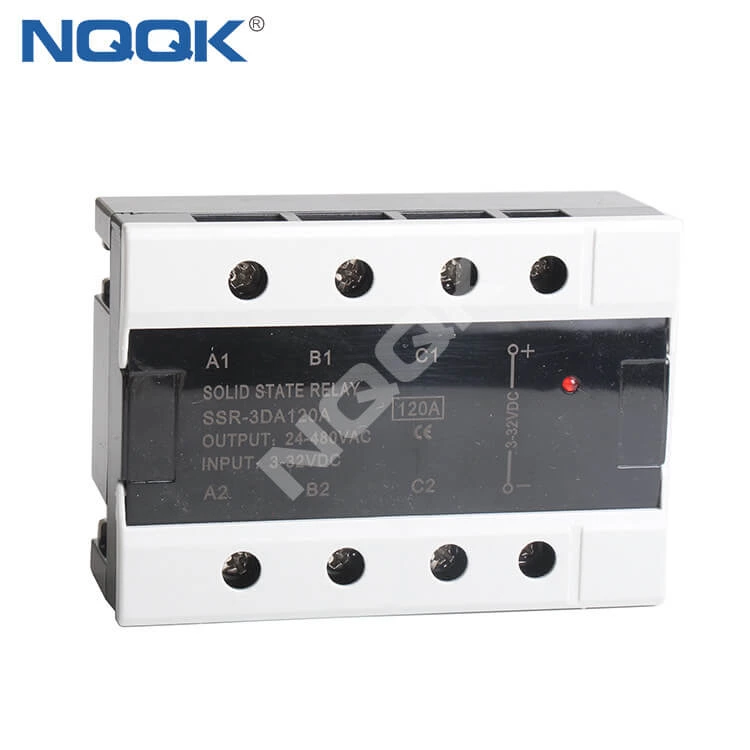 SSR-3DA120A 120A 32DC To 480VAC 3 Three Phase SSR Solid State Relay