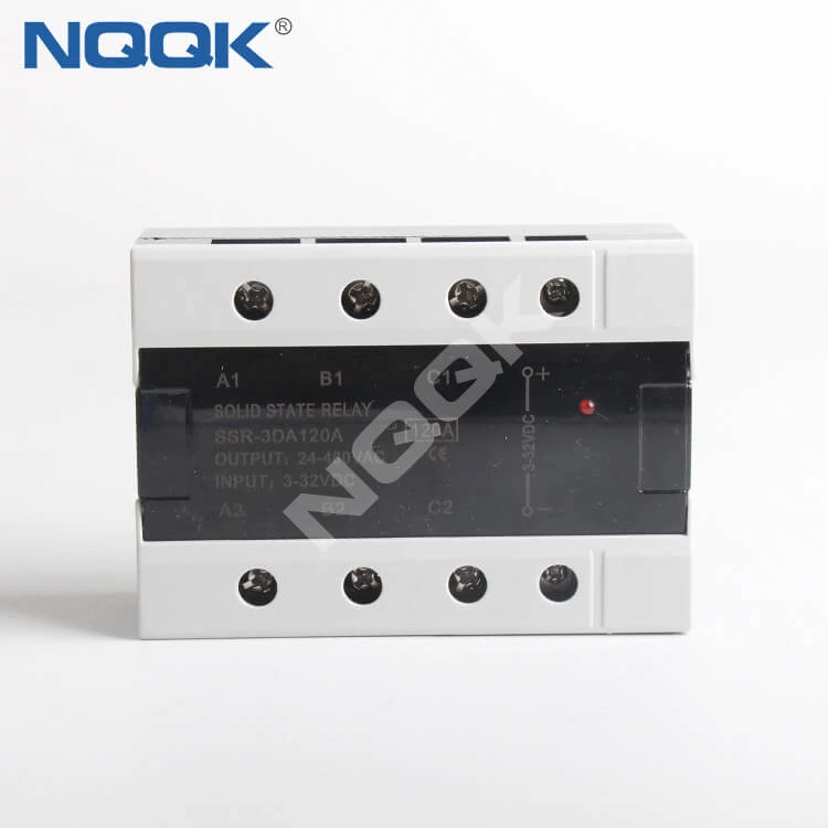 SSR-3DA120A 120A 32DC To 480VAC 3 Three Phase SSR Solid State Relay