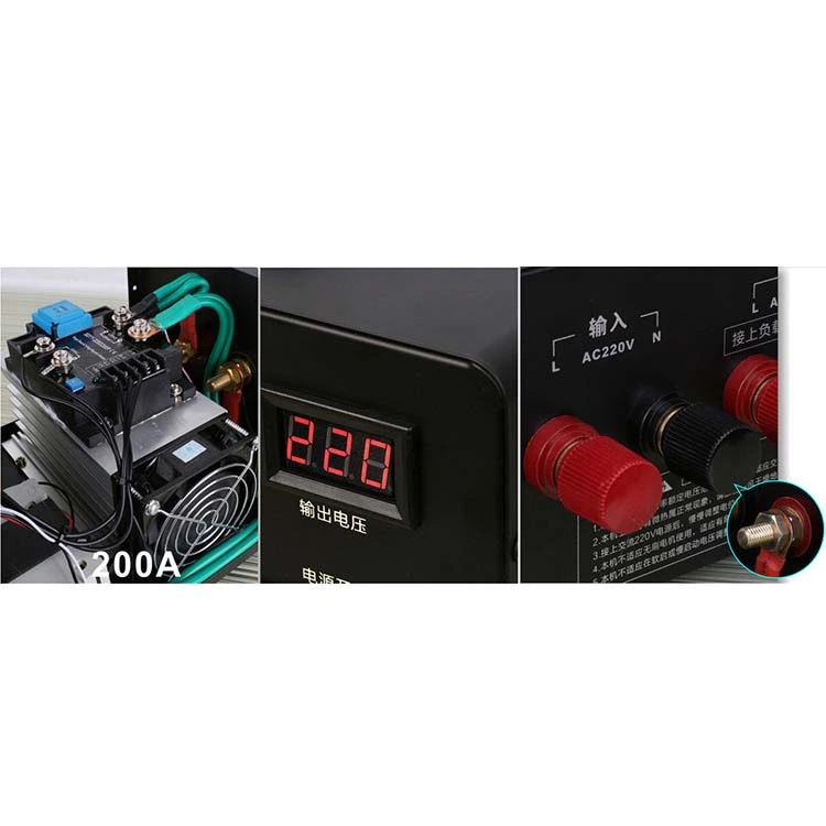 High Power Temperature Regulator 200A 20KW Solid State 220V Single Phase Electronic SCR Thyristor Power Regulator
