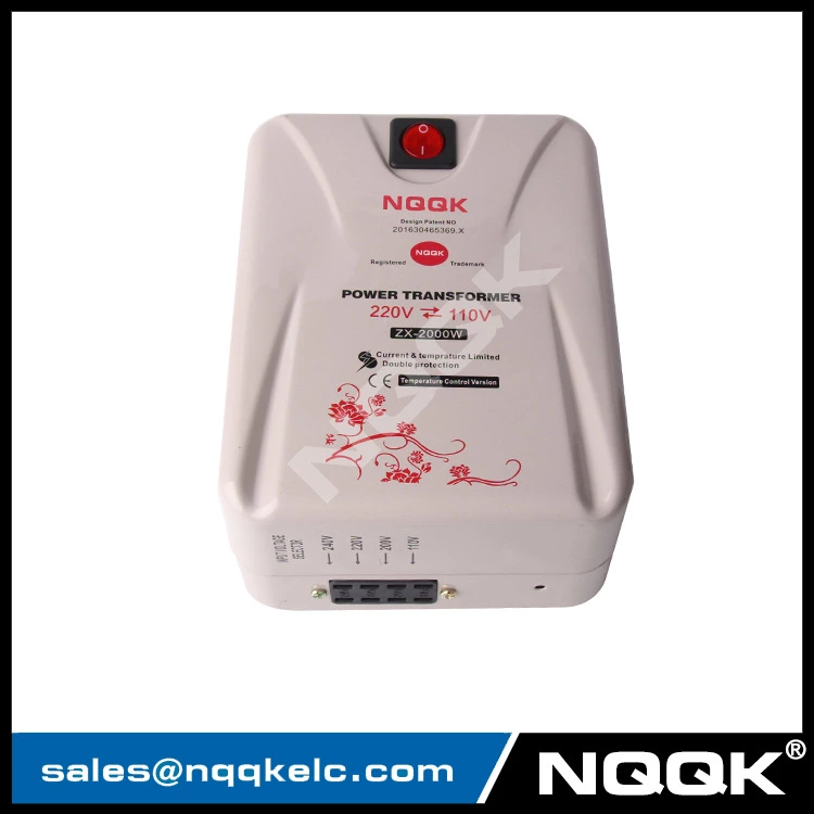 Input 110VAC -240VAC Output 110V or 220V 2000W power transformer for 110V to 220V