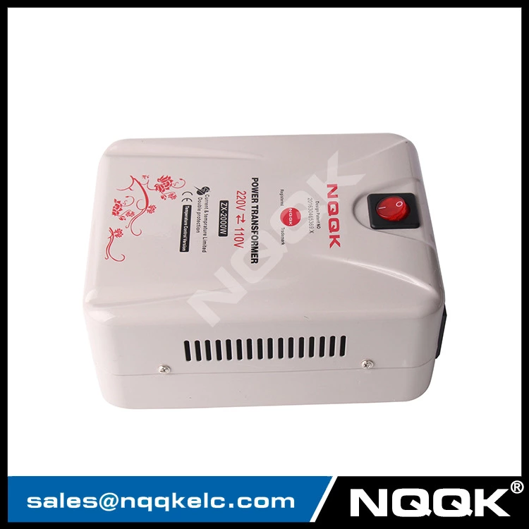 Input 110VAC -240VAC Output 110V or 220V 2000W power transformer for 110V to 220V