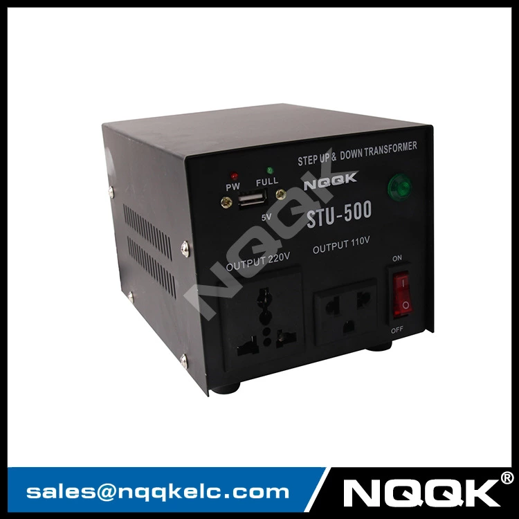 500W USB Power Voltage Converter STU-500 , Voltage Transformer , Step Up And Down Transformer