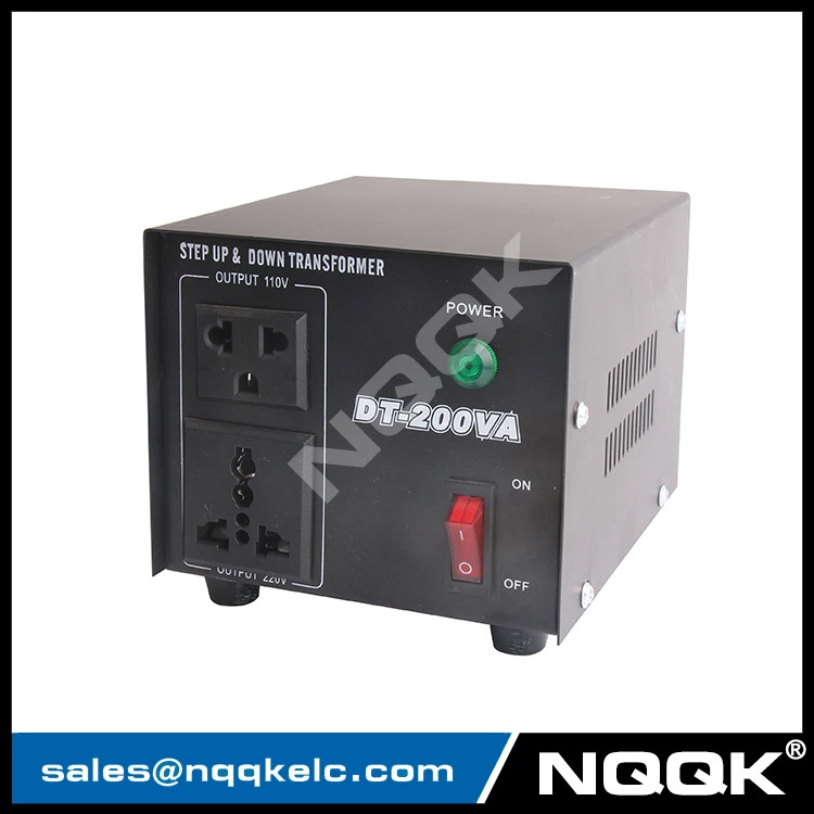 Power Voltage Converter DT-200W , Voltage Transformer , Step Up And Down Transformer