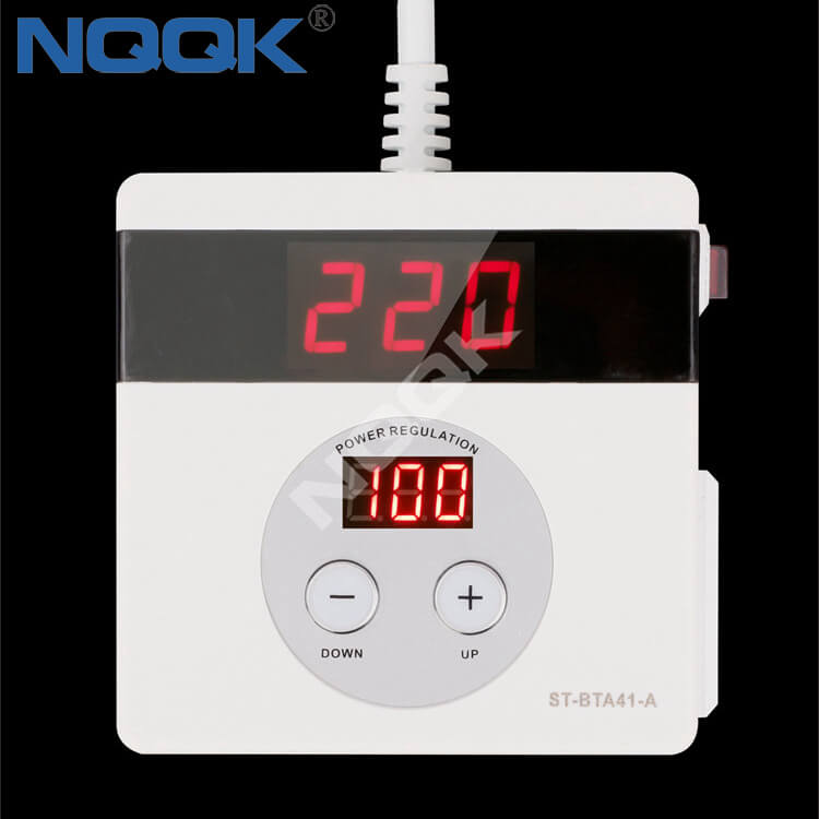 4000W PC PP Material Single Phase Electronic Digital Display SCR Voltage Regulator