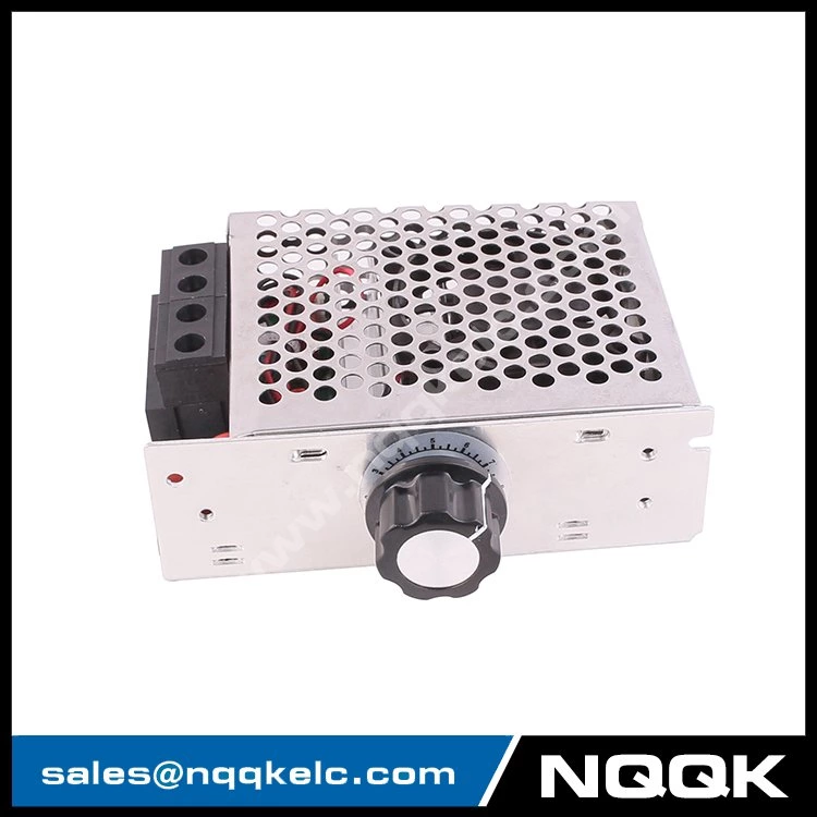 10000W AC110V 220V 75A SCR Voltage Regulator Speed Controller Dimmer Thermostat with fan