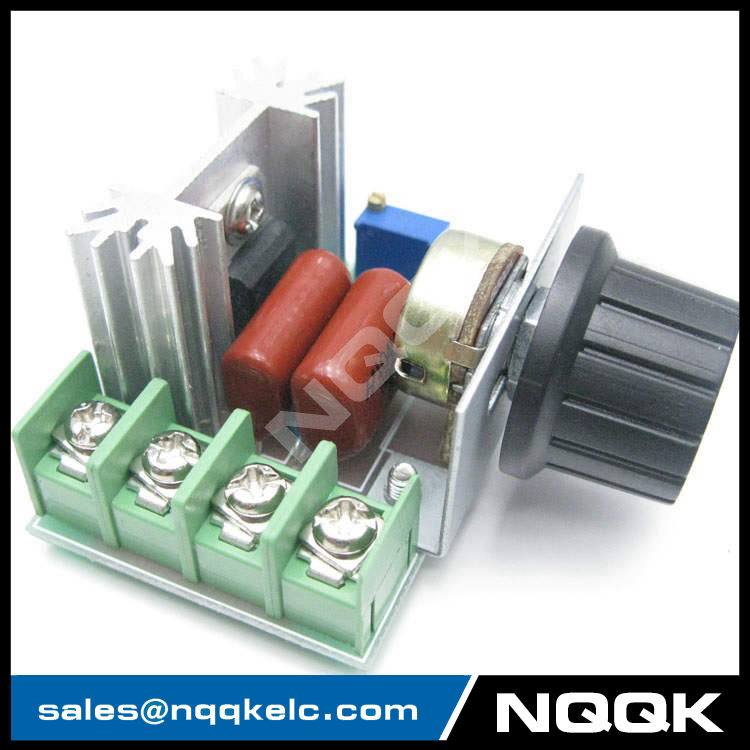 2000W , dimming, speed, temperature control imported chip SCR high-power electronic regulator