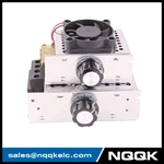 AC 220V 4000W SCR Electric Voltage Regulator Dimmer Temperature Motor Speed Controller With Fan