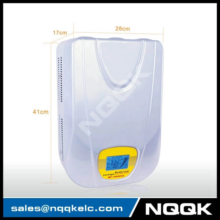 Wall Mounted LCD Display AC servo motor home electrical hanging voltage stabilizer regulator