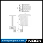 CSF 060 50W To 150W Touch-safe Heater