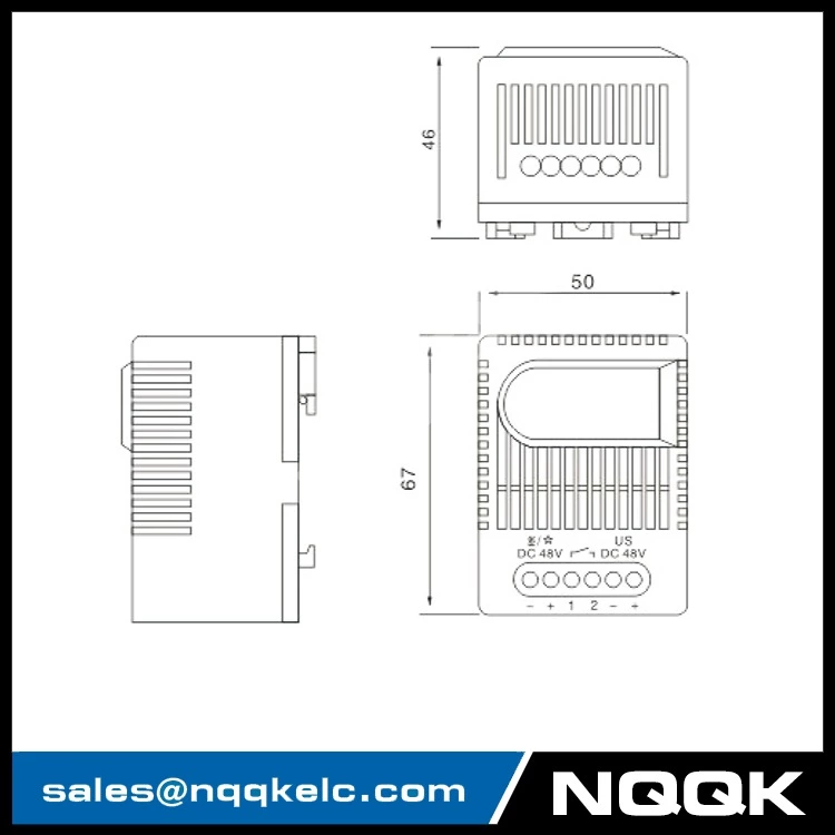 SM 010 (24VDC + 48VDC) Electronic Relay Thermostats