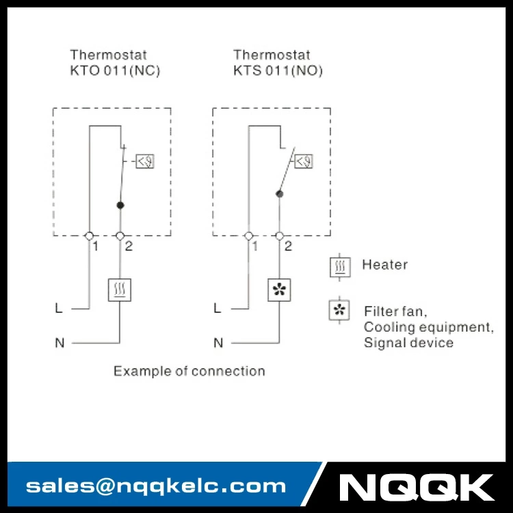 KTO 011 / KTS 011 small, compact thermostat
