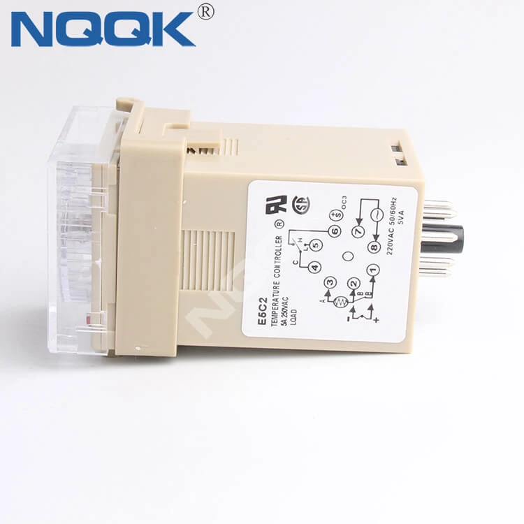 E5C2 48mm K J PT100 NO OFF Industrial Temperature Controller for plastic rubber packing machinery