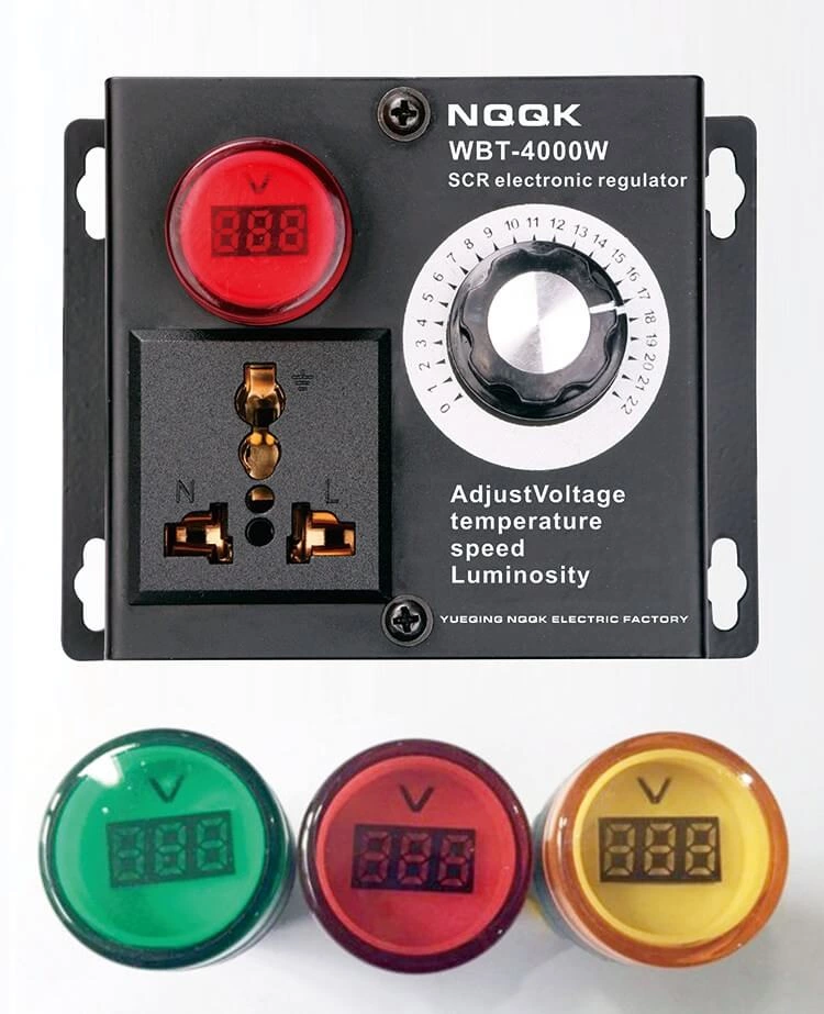 4000W SCR Module Dimming Speed Temperature Electronic Voltage Regulator