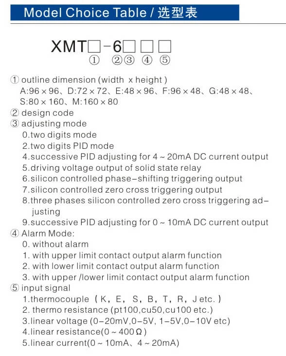 XMTG-6000 Intelligent Digital Temperature Controller
