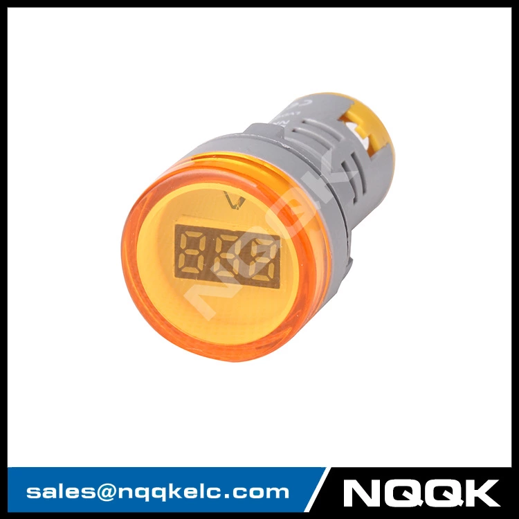 22mm Red Mini Led Indicator Lamp Digital Voltmeter