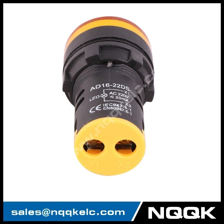 AD16-22DS 22mm Mounting Dia. Panel led pilot Indicator Lights lamp
