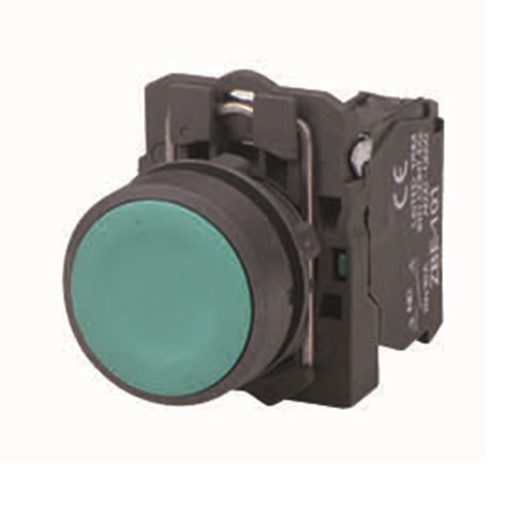 Even Button Spring Short Handle Stay Put Push Button Return Switch with