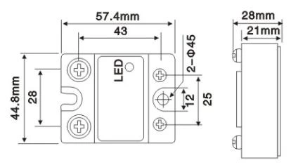 SOLID STATE RELAY NKDH8023DD3 80A