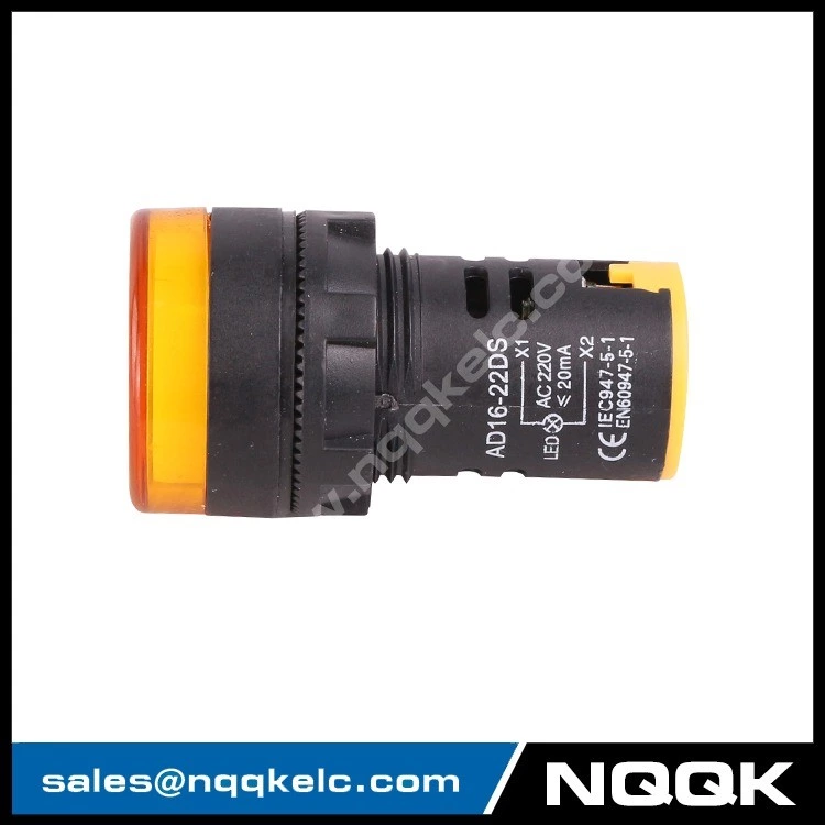 AD16-22DS 22mm Mounting Dia. Panel led pilot Indicator Lights lamp