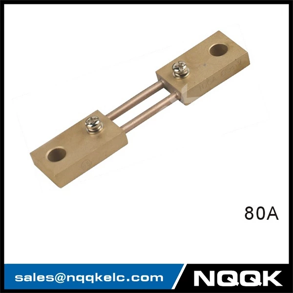 80A India type Voltmeter Ammeter DC current Manganin shunt resistor
