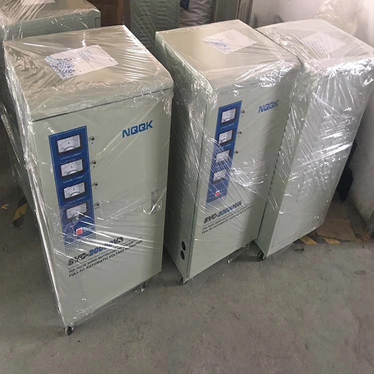 SVC/TND 7.5KW -60KW 20ft container voltage regulators stabilizers sent United Arab Emirates