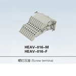 HEAV 6, 10, 16, 24 pin male & female plug Insert Series heavy duty connector