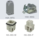 HA series 3 Poles of connector heavy duty power connector