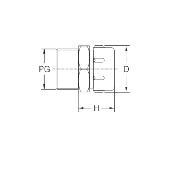 PG Cable Gland Tube connector Meter Hose Outlet