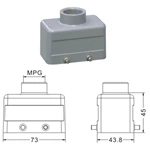 H10B Hood Housing industrial heavy duty rectangle connector